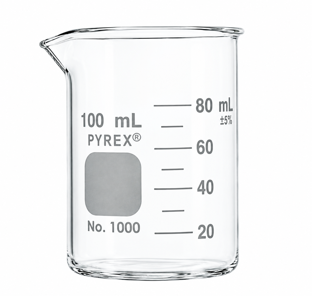 Béquer PYREX® Griffin de Baixa Forma – 50 mL