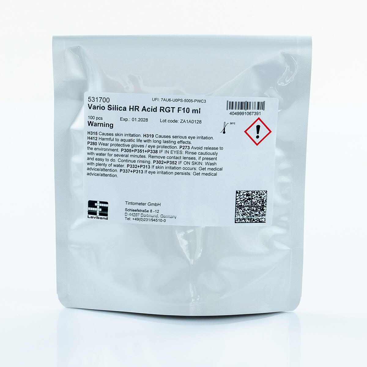 REAGENTE ACIDO VARIO EM SACHE PARA ANALI