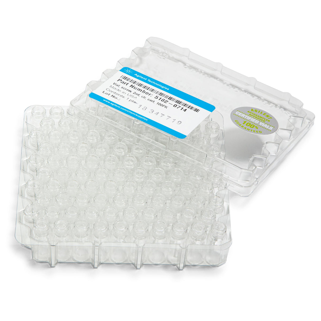 VIAL 2 ML CLARO, 9MM ROSQUEAVEL